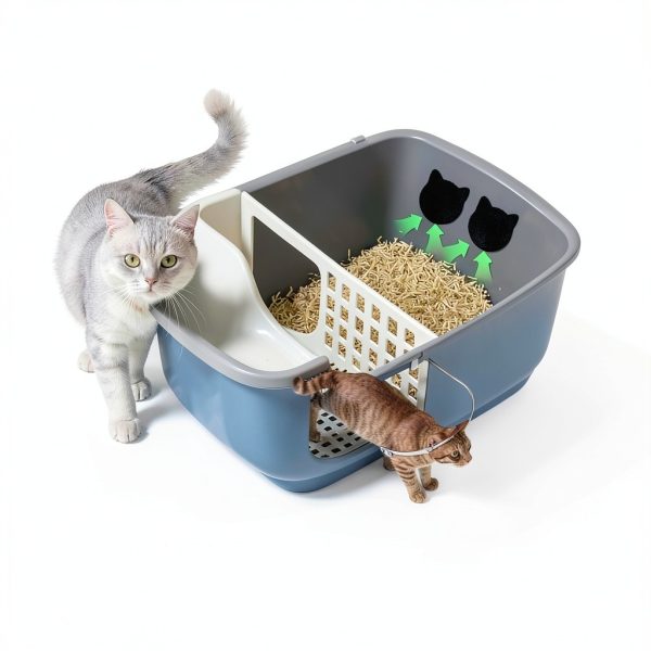 12 Pack Cat Litter Box Filter Litter Stick-on Activated Cat Litter Box Filter Compatible with Most Cat Litter Box Universal Cat Litter Box Filters Replacement to Absorb Odors and Keep Dry-6