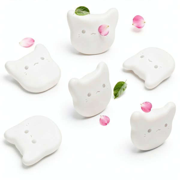 6PCS Pets Deodorizing Pods for Cumrige Self Cleaning Litter Box, Odor Remover for Fumoi Automatic Cat Litter Box, Camellia Flower Scented, Long-Lasting Fragrance, Keep Home Fresh-2