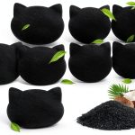12 Pack Cat Litter Box Filter Litter Stick-on Activated Cat Litter Box Filter Compatible with Most Cat Litter Box Universal Cat Litter Box Filters Replacement to Absorb Odors and Keep Dry-0
