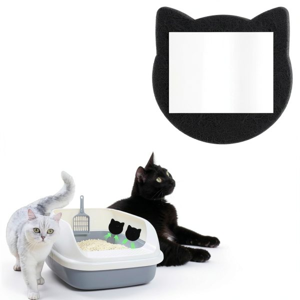 12 Pack Cat Litter Box Filter Litter Stick-on Activated Cat Litter Box Filter Compatible with Most Cat Litter Box Universal Cat Litter Box Filters Replacement to Absorb Odors and Keep Dry-3