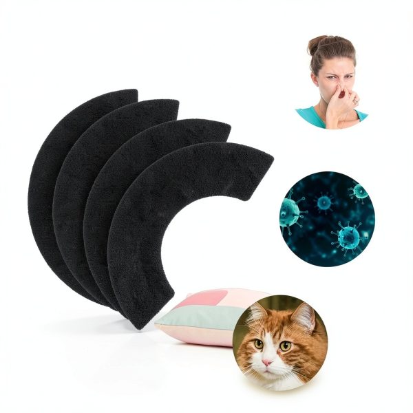 Carbon Filters for Litter Robot 4 – Motroce 8-Pack Odor Control-3