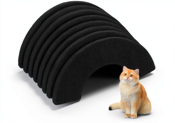 Carbon Filters 8 Pack Thickened 0.45" for Litter Robot 4 ALS AILISUO-0