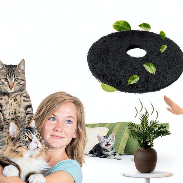 Cat Litter Box Replacement Charcoal Filters - PurifyLogix 6-Pack-5